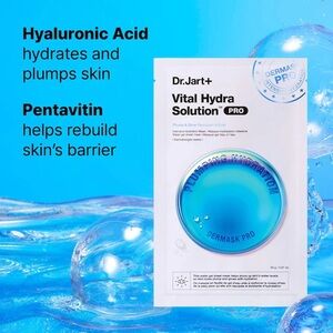 Dr. Jart+ Vital Hydra Solution™ PRO Glow Face Mask with Hyaluronic Acid NIB